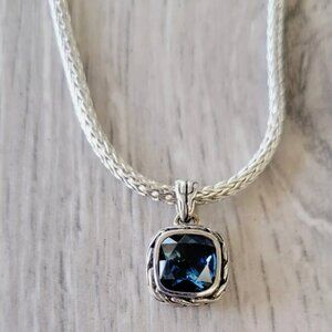 John Hardy London Blue Topaz Classic Chain Necklace